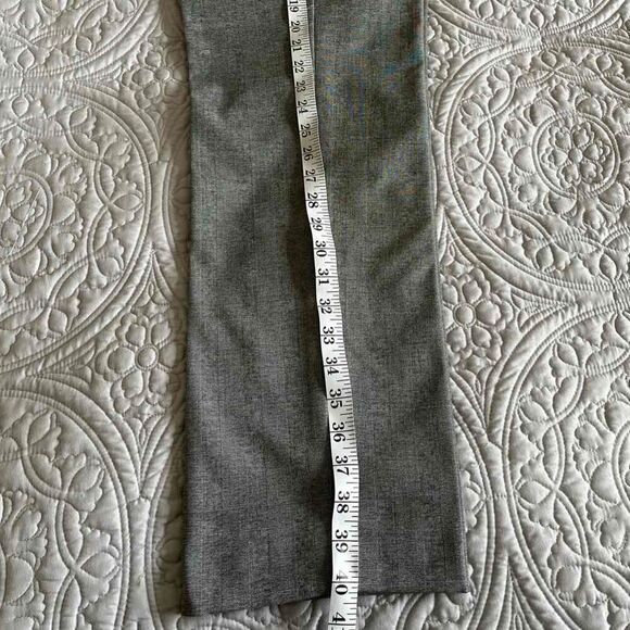 Talbots Women's Grey Plaid Cambridge Trousers, Size 8 - Picture 13 of 13